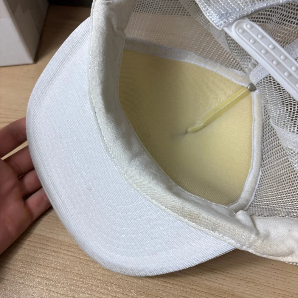 Vintage Napa Hat Cap Snapback‎ White Trucker Madawaska Maine Auto Parts